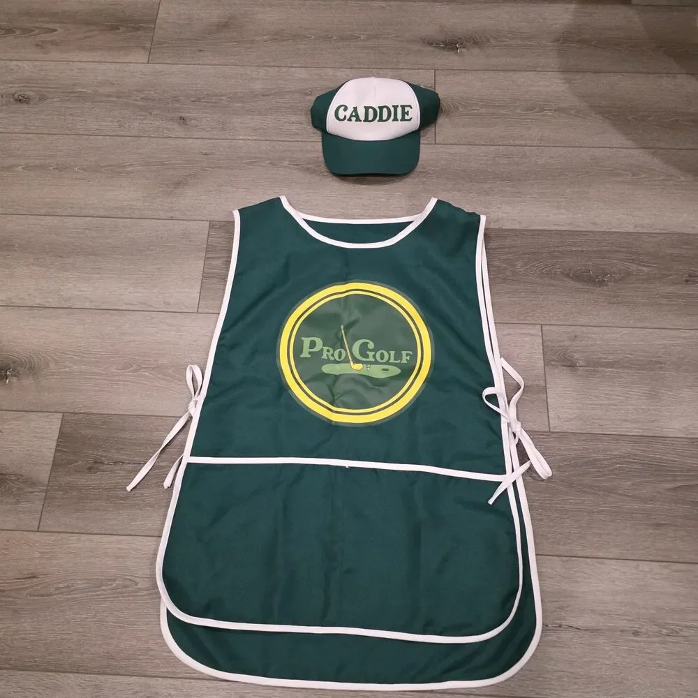 Spirit Halloween Golf Caddie Caddie Daddy Caddie Baddie Costume Adult OSFM - Picture 2 of 3